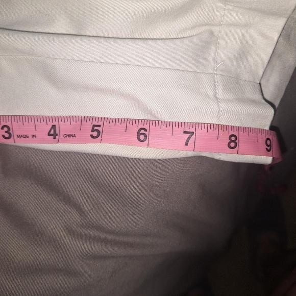 Roundtree and Yorke BigMan Classic Fit Casuals Men's White and Tan Shorts. NWT - Picture 7 of 16